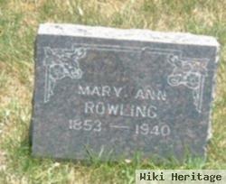 Mary Ann Rowling