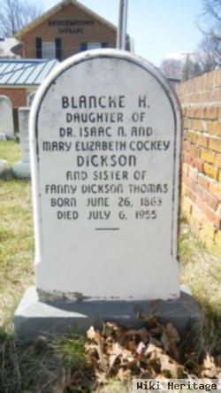 Blanche H Dickson