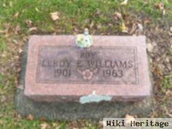 Leroy E. "roy" Williams