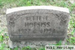 Bette L Hofsiss