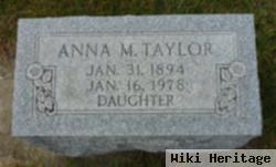 Anna M. Walloch Taylor