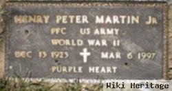 Pfc Henry Peter Martin, Jr