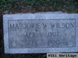 Marjorie W Wilson