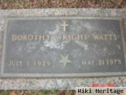 Dorothy Wright Watts