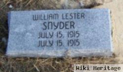 William Lester Snyder