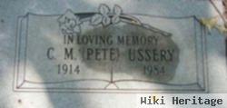 Cecil M "pete" Ussery