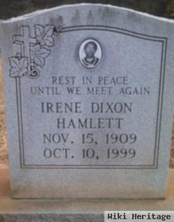 Irene Dixon Hamlett