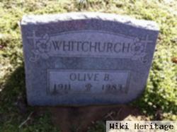 Olive B. Stevens Whitchurch