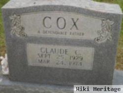 Claude C Cox