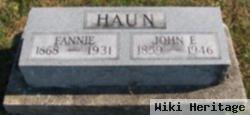 Frances Mae "fannie" Belt Haun