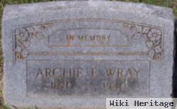 Archie Franklin Wray