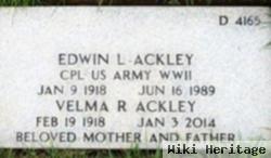 Edwin L Ackley