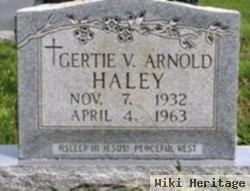 Gertie V. Arnold Haley