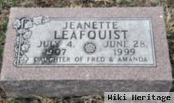 Jeanette Leafquist