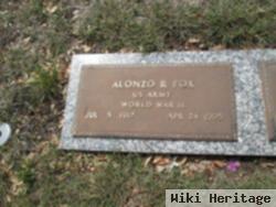 Alonzo R Fox