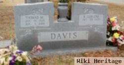 Thomas M "mike" Davis