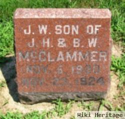 J. W. Mcclammer