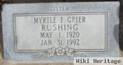 Myrtle F Grier Rushing