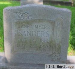 Janet Myers Sanders