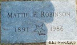 Mattie P. Robinson