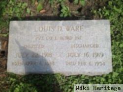 Pvt Louis D. Ware