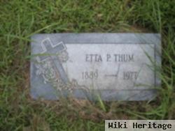 Etta P. Kellar Thum