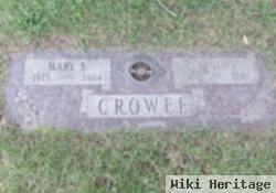 Mary B Crowel