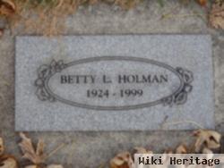 Betty L Holman