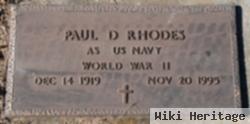 Paul D Rhodes