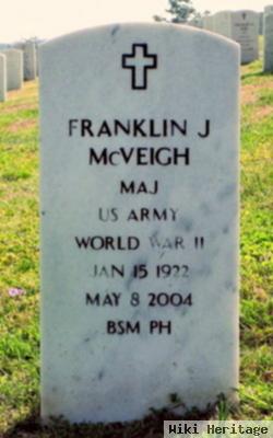 Franklin J Mcveigh