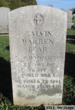 Calvin Warren Lear