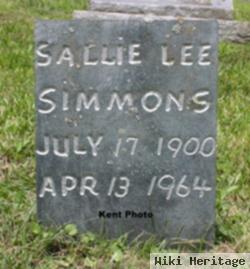 Sallie Lee Thorpe Simmons