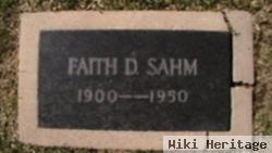 Faith D Sahm