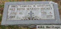 Rose Marion Hickey Dodson