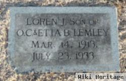 Loren James Lemley