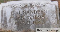 E J Sanders