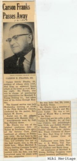 Carson Edward Franks