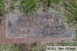 Henry W Ahlenstorf