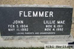 Lillie Mae Chatham Flemmer