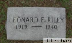 Leonard Earl Riley