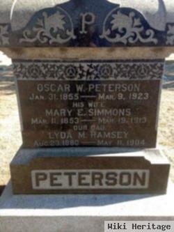 Mary E. Simmons Peterson