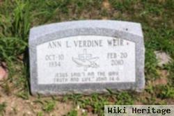 Ann L. Verdine Weir