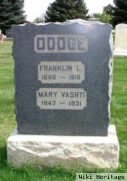 Mary Vashti Risley Dodge
