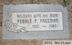 Pebble F Elred Freeman