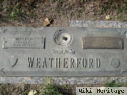 Walter "dutch" Weatherford