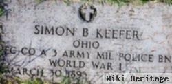 Pfc Simon B Keefer