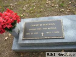 Olene D. Dunlap Haskins