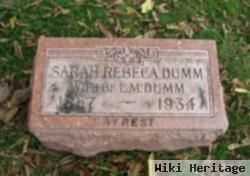 Sarah Rebeca "sadie" Swarner Dumm