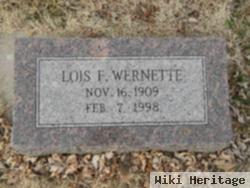 Lois F Wernette