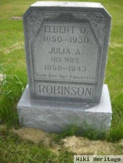 Elbert Dewey Robinson